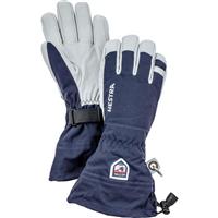 Army Leather Heli Ski Glove - Navy