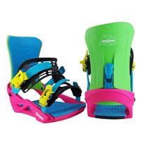 Kemper Freestyle Snowboard Bindings - Unisex - Pink