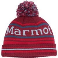 Marmot Retro Pom Hat - Youth - Brick / Team Red