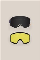 Smarty Magnetic Snow Goggle - Sedimentary Print Frame w/ Black + Rose Lens (SMY)