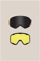 Smarty Magnetic Snow Goggle - Sublime Black Frame w/ Black + Amber Lens (SBL)