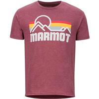 Men's Coastal Tee SS - True Burgundy Heather - Men's Coastal Tee SS - Wintermen.com                                                                                                                  