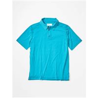 Men's Wallce Polo SS Shirt - Enamel Blue Heather - Men's Wallce Polo SS Shirt                                                                                                                            