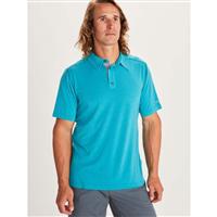 Men's Wallce Polo SS Shirt - Enamel Blue Heather - Men's Wallce Polo SS Shirt                                                                                                                            