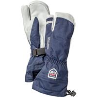 Army Leather Heli Ski Glove (3 Finger) - Navy