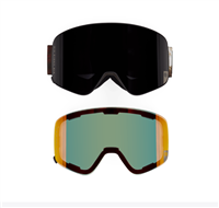 Smarty Magnetic Snow Goggle - Metallica Frame w/ Solar Mirror Lens (MTL)