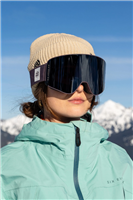 Smarty Magnetic Snow Goggle - Black Plum Frame w/ Black Plum Mirror Lens (BP)