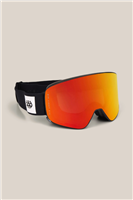 Smarty Magnetic Snow Goggle - Black Frame w/ Solar Mirror Lens (BSRB)