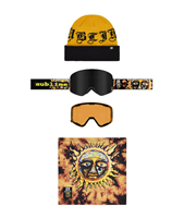 Smarty Magnetic Snow Goggle - Sublime Black Frame w/ Black + Amber Lens (SBL)