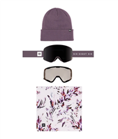 Smarty Magnetic Snow Goggle - Black Plum Frame w/ Black Plum Mirror Lens (BP)