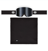 Foundation Snow Goggle - Black Frame w/ Silver Mirror Lens (BKSM)
