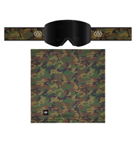 Foundation Snow Goggle - Camo Frame w/ Black Mirror Lens (CM)
