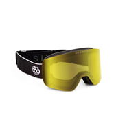 Foundation Snow Goggle - Black Frame w/ Amber Lens (BK)