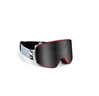 Smarty Magnetic Snow Goggle - Hello Kitty Blue Grid Frame w/ Solar Mirror Lens (HKB)