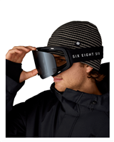 Smarty Magnetic Snow Goggle - Black Frame w/ Silver Mirror Lens (BSAL)