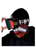 Smarty Magnetic Snow Goggle - Metallica Frame w/ Solar Mirror Lens (MTL)