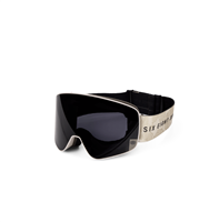 Smarty Magnetic Snow Goggle - Limestone Frame w/ Black + Amber Lenses (LBAR)