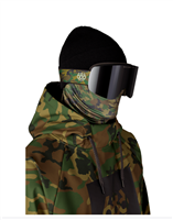 Foundation Snow Goggle - Camo Frame w/ Black Mirror Lens (CM)
