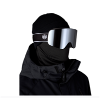 Foundation Snow Goggle - Black Frame w/ Silver Mirror Lens (BKSM)