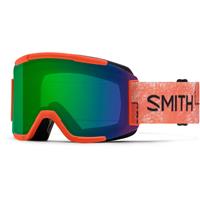 Squad Goggle - Crayola Red Orange x Smith Frame w/ CP Everyday Green Mir + Clear Lenses (M006680LV99XP)