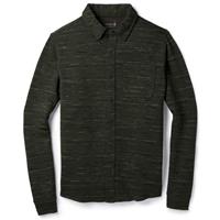 Men's Merino 250 Button Down Long Sleeve - Olive - Black - Men's Merino 250 Button Down Long Sleeve - Wintermen.com                                                                                              