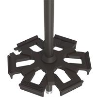 Backland FR Telescopic Ski Poles - Black