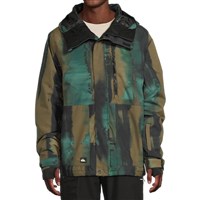 Men's Mission Printed Jacket - Dark Ivy