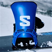 Men's Hologram Snowboard Bindings - Blue Fire