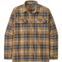 Men's Longsleeve Organic Cotton Midweight Fjord Flannel Shirt - Forage / Mojave Khaki (FORM)