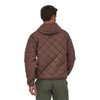 Men's Diamond Quilted Bomber Hoody - Cone Brown (CNBR)